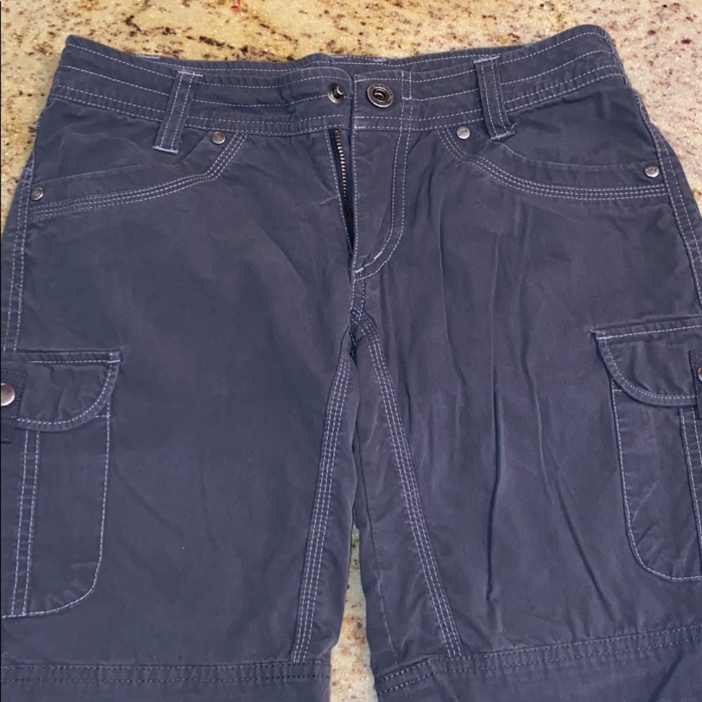Women’s khaki hiking shorts